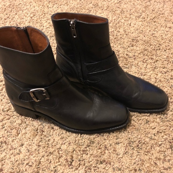 Frye Shoes - FRYE Hannah Engineer Short Leather Boot